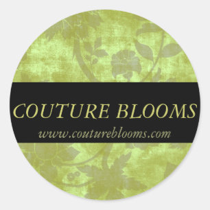 Adesivo Elegante Floral Business Sticker