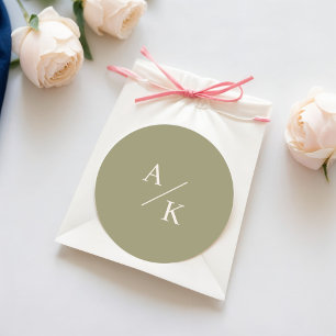 Adesivo Elegante Floral Moss Green