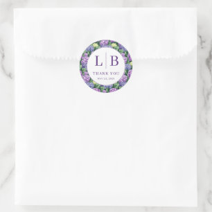 Adesivo Elegante Floral Roxo
