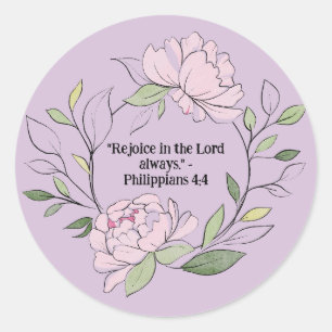 Adesivo Elegante Floral Wreath Religiosa Devoção Fiel