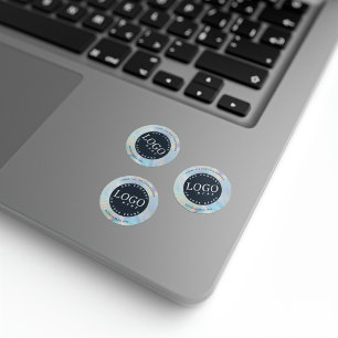 Adesivo Elegante holográfico do logotipo comercial persona