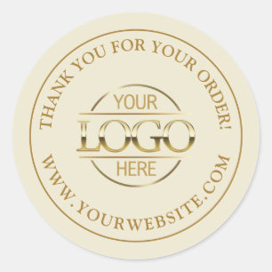 Adesivo Elegante Logotipo de Negócios Personalizado Promoc