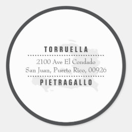 Adesivo Elegante: Mapa do Haiti