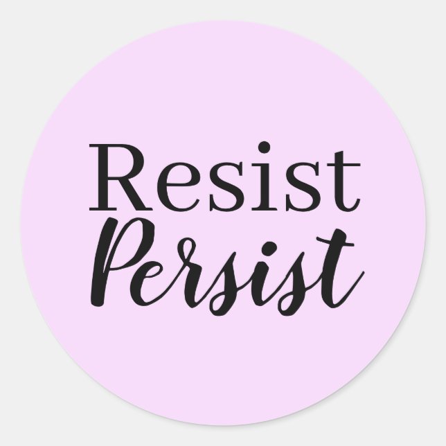 Adesivo Elegante moderno resiste à citação insistente e in (Frente)