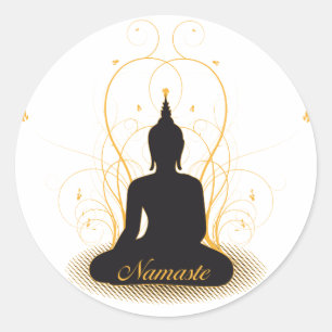 Adesivo Elegante Namaste Buddha