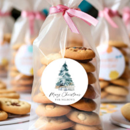 Adesivo Elegante Natal Botânico Feliz Natal