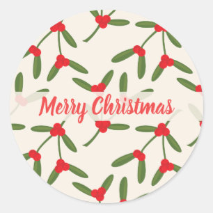 Adesivo Elegante Natal Inverno Frutas Feriado