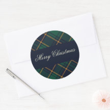 Elegante Natal Xadrez Verde Azul-Marinho
