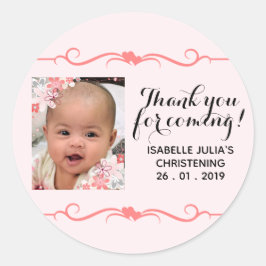 Adesivo Elegante OBRIGADO POR VIR! Sticker