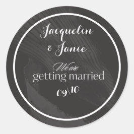 Adesivo Elegante preto e branco