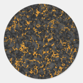 Adesivo Elegante, preto e Dourado, Design de textura mármi