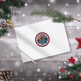 Adesivo Elegante Red Christmas & Feliz ano novo Photo