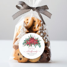 Elegante Red Poinsettia Natal