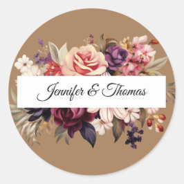 Adesivo Elegante Renaissance Floral Wedker