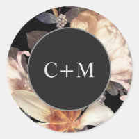 Elegante Rich Moody Monograma Floral
