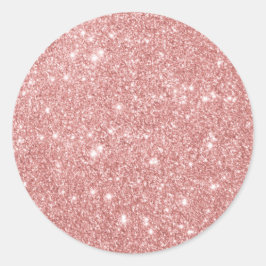 Adesivo Elegante Rosa de Lúpulo Glitter Faux Glitter