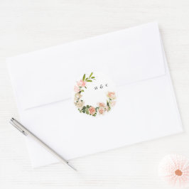 Adesivo Elegante Rosa Romance Wedding