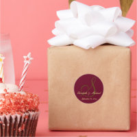 Elegante Script Wedding Node Groom Salvar a Data