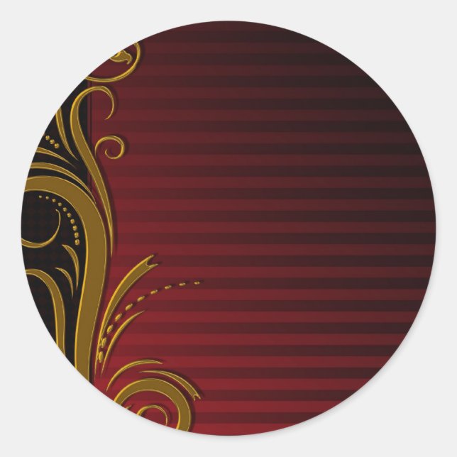 Adesivo Elegante Scroll Design (Frente)