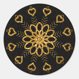Adesivo Elegante Snowflake Floral Mandala Stickers