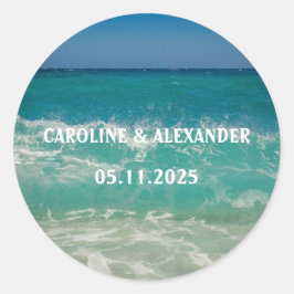 Adesivo Elegante Summer Ocean Water Tropical Beach Hawaii 