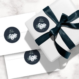 Adesivo Elegante Teal Mint Floral