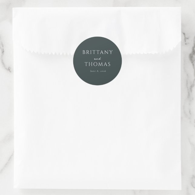 Adesivo Elegante Tipografia Verde (Bolsa)