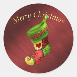 Adesivo Elegante Vinheta de Natal Feliz