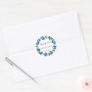 Adesivo Elegante Vitória Azul Naval Floral Botânico Daisy