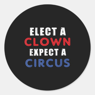 Adesivo Eleger Um Palhaço Esperando Um Design de Circo Ant