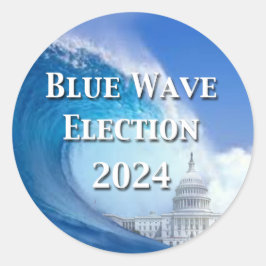 Adesivo Eleição da Onda Azul 2024