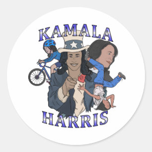 Adesivo Eleição de Estilo de Rap Bootleg Kamala Harris