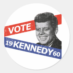 Adesivo Eleição de JFK Kennedy