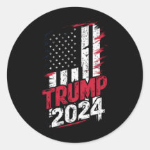 Eleição TRUMP 2024 Bandeira Vintage EUA
