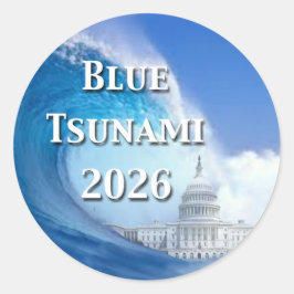 Adesivo Eleição Tsunami Azul 2026