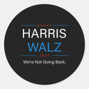 Adesivo Eleição Walz 2024 Kamala Harris Tim Walz Walz Walt