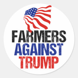 Adesivo Eleições 2024 Para Os Agricultores Contra O Trump