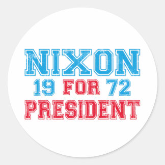 Adesivo Eleições de Nixon de 1972