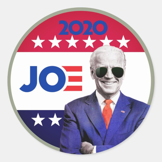 Adesivo Eleições Presidenciais Joe Biden 20 (Frente)