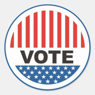 Adesivo eleições presidenciais nos eua votam política crac