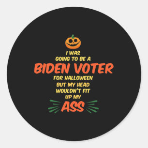 Adesivo Eleitor de Biden Anti Democrata e Liberal Eleitor 
