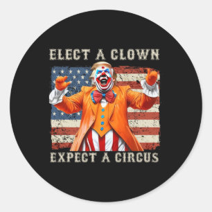 Adesivo Eleja Um Palhaço Espere Um Circo Bandeira Dos EUA