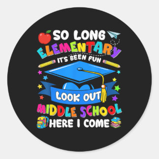 Adesivo Elementar Tem Sido Divertido Olhar para a Escola M