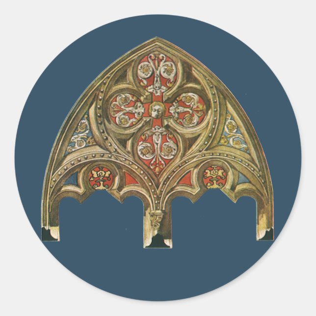 Adesivo Elemento arquitetônico venenoso, Arcos decorativos (Frente)