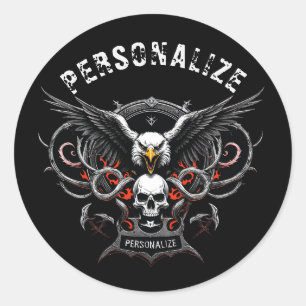 Adesivo Elemento Decal de Banda de Rock & Roll Heavy Metal