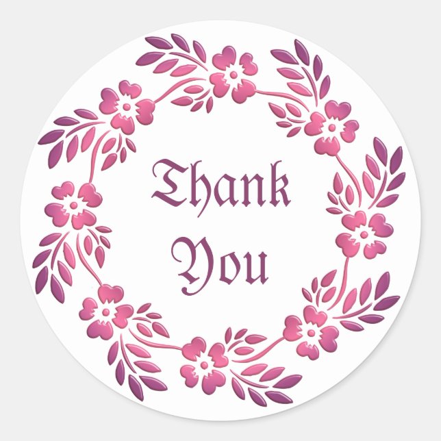 Adesivo Elemento retrofloral de gradação de círculo. Texto (Frente)