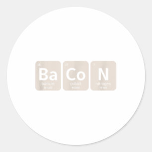 Adesivo Elementos De Bacon - Churrasco Engraçado, Trelha D