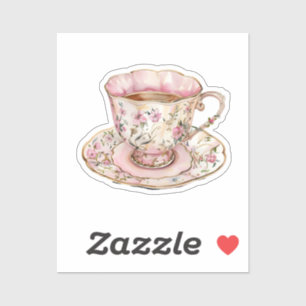 Adesivo Elementos de Coquete de Aquarela