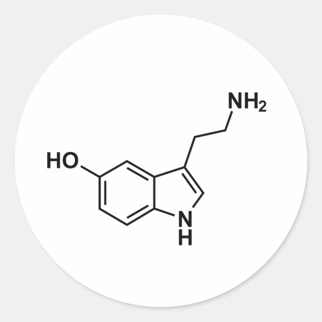 Adesivo elementos do símbolo científico da fórmula química (Frente)
