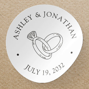 Adesivo Elementos Simples Modernos Elegantes